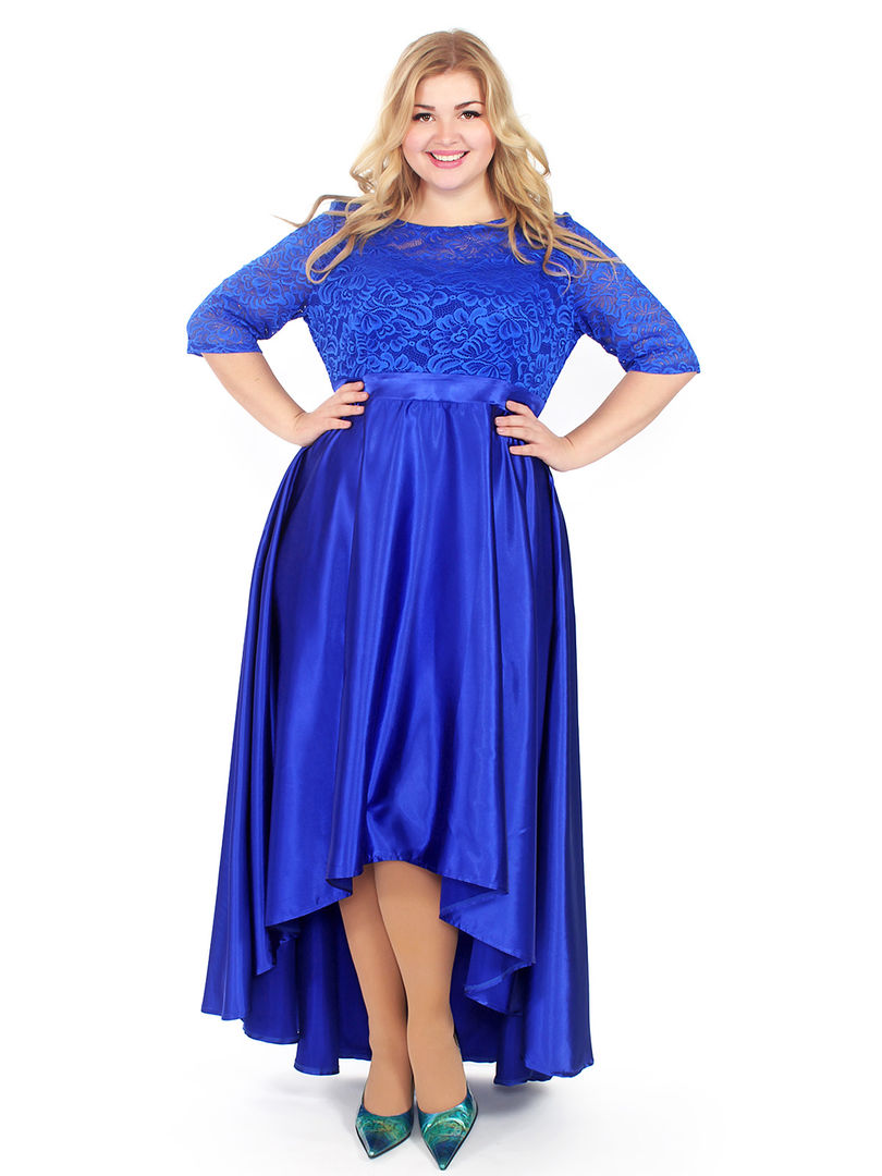 Купить Синие Платье Большого Размера